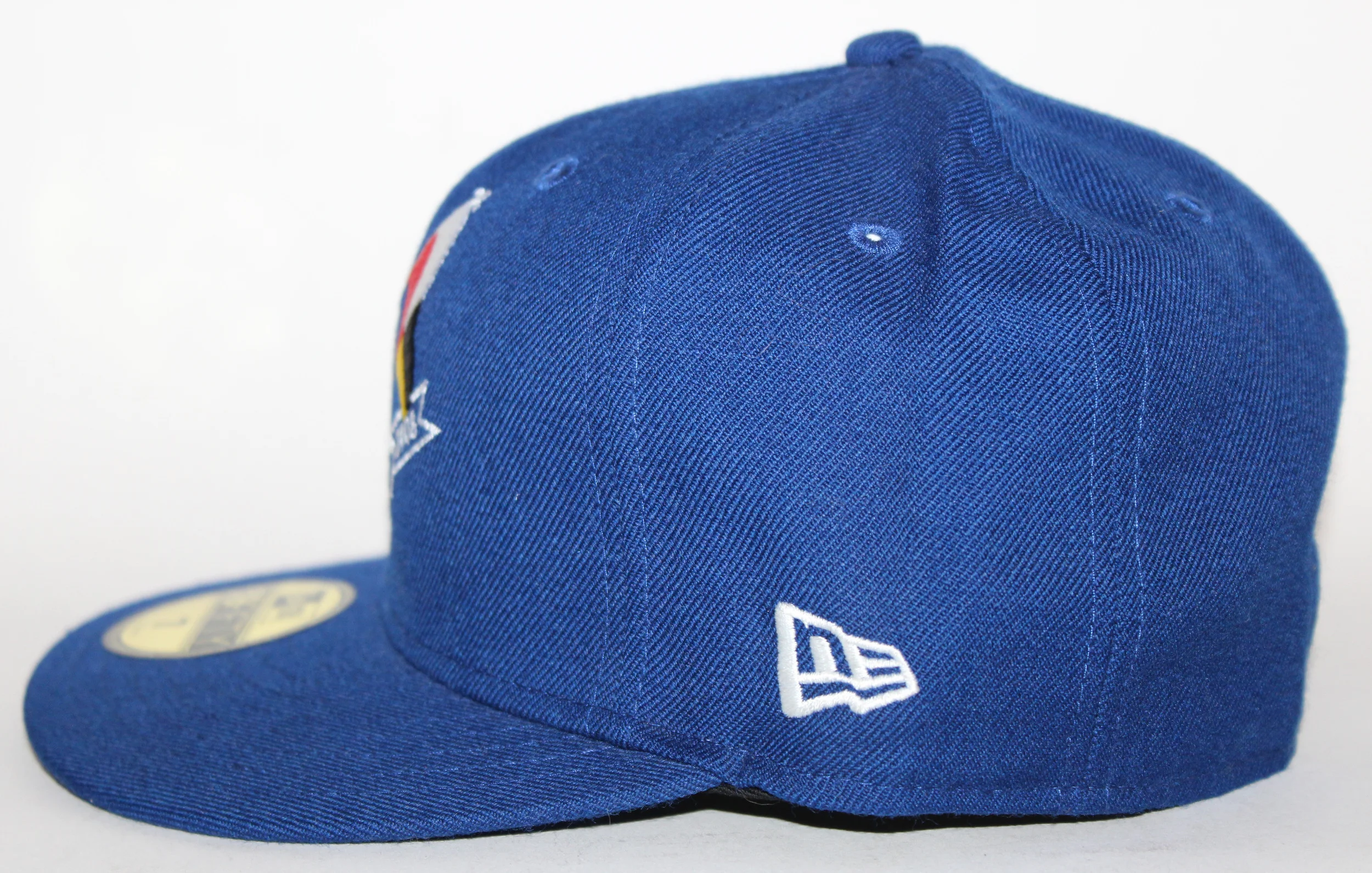 Supreme x New Era Cross Flags Blue Fitted Hat (Size 7) — RootsBK